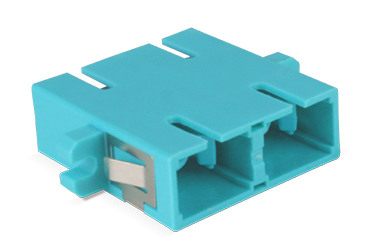 Acoplador SC Multimodo Dúplex Color Aqua