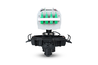 Cierre de Empalme FTTx segundo nivel para 8 acopladores SC simplex y Divisor Óptico 1X8 SCA grado IP68 Clamp-Block