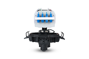 Cierre de Empalme FTTx segundo nivel para 8 acopladores SC simplex y Divisor Óptico 1X8 SCU grado IP68 Clamp-Block