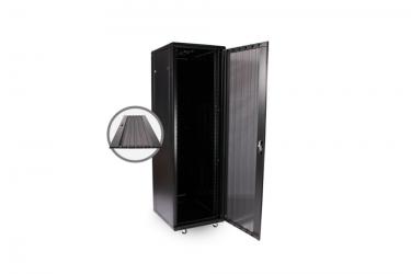 Gabinete de piso 42 unidades óptimo con puerta ventilada - ventilada